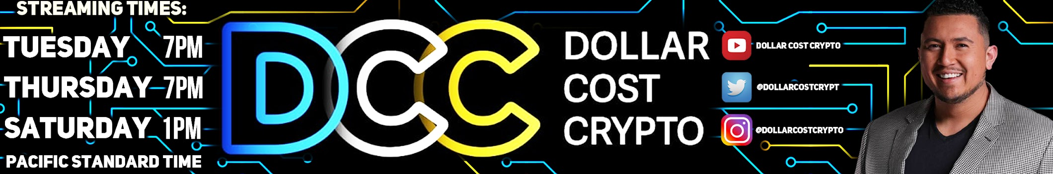 Dollar Cost Crypto channel banner